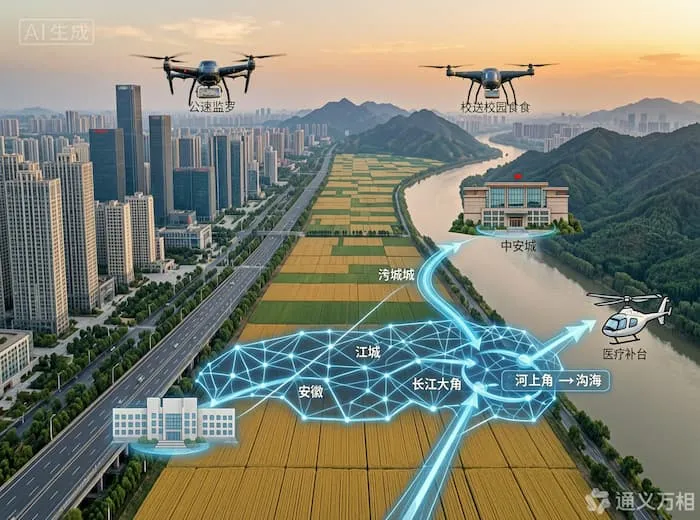安徽“低空+”三年行动方案划出“500万小时”硬指标,长三角低空一体化从构想走向施工图