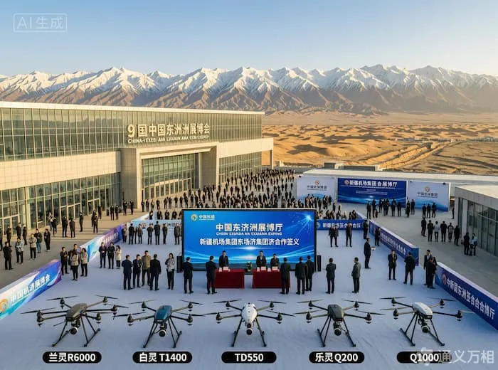 镧影R6000领衔五款主力机型亮相亚欧博览会，联合飞机用一套“全谱系”方案回答“低空经济如何联通亚欧”