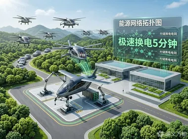 文旅部批首批低空基地、国网宁德时代抢建换电站：低空瓶颈从“空域权”转向“能源权”