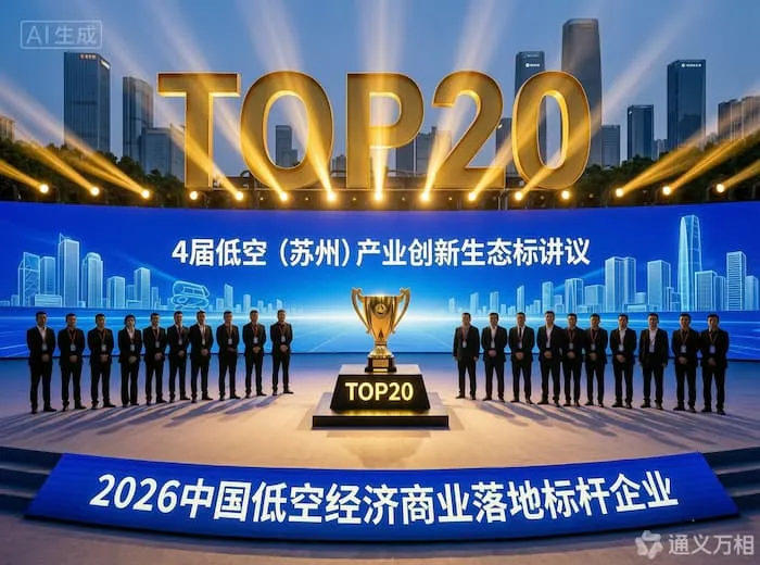 从“技术领先”到“商业闭环”,亿欧TOP20榜单正在为低空经济画出一条“可盈利”的起跑线