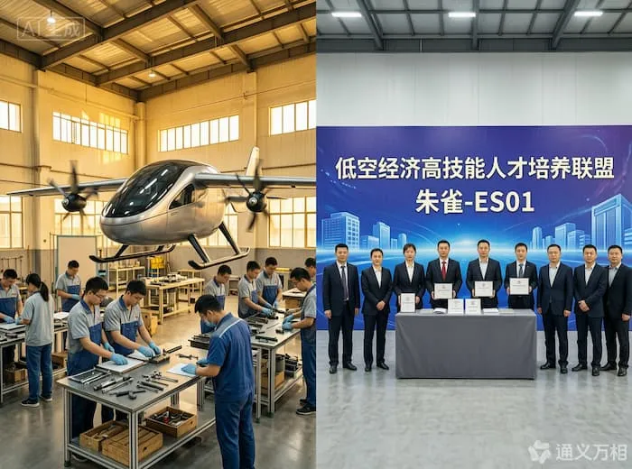 当“前校后厂”的技工学校开始自己造飞机:南京这场对接会揭开了低空经济人才争夺战的“另一条战线”