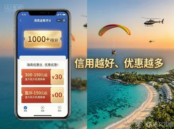 当“信用分”变成“飞行折扣”:三亚用30到150元的优惠,为低空文旅装上一个“诚信加速器”