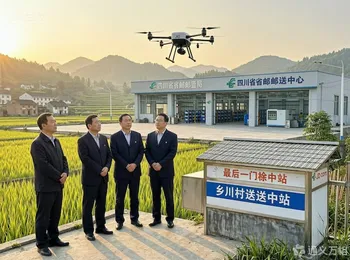 四川省邮政管理局一把手带队调研内江,无人机寄递从“能不能飞”进入“怎么规模化飞”的新阶段