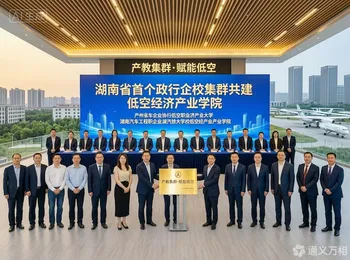 当“集群作战”取代“单兵突进”:湖南首个政行企校共建低空经济产业学院在株洲揭牌,低空人才争夺战进入“系统作战”阶段