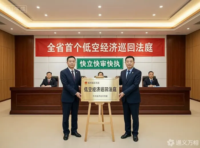 法庭开进通航产业园，河南用一座“低空巡回法庭”回答“产业起飞，法治如何护航”