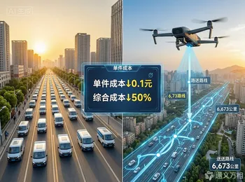 130台无人车、6条无人机航线、综合成本直降50%:湖南郴州用一份“空地一体”成绩单为低空物流画出一条可复制的成本曲线