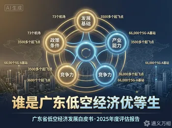 广东首份低空经济“可量化”全景报告发布：用五维模型给21市“打分”，画出一张全域协同的产业地图
