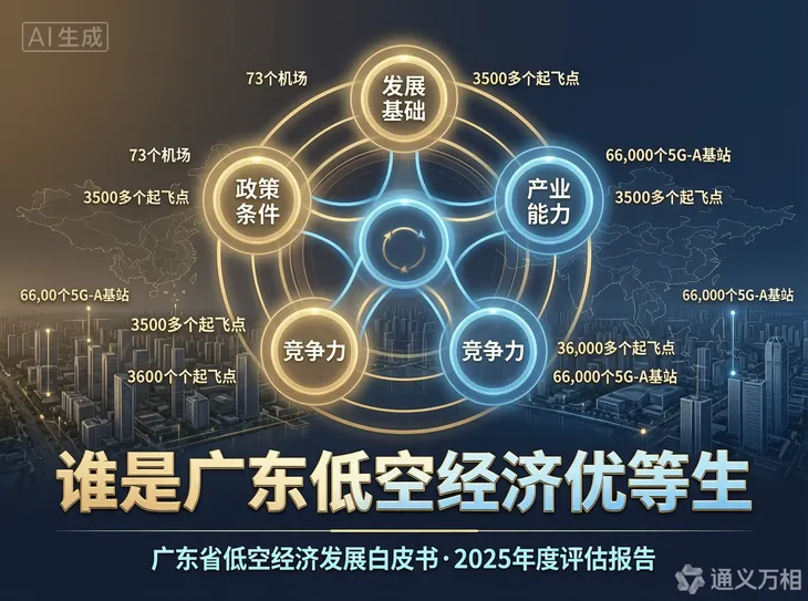 广东首份低空经济“可量化”全景报告发布:用五维模型给21市“打分”,画出一张全域协同的产业地图