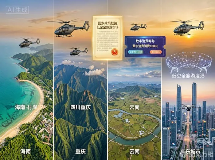  从“空中飞一次”到“飞入寻常生活”：低空文旅正迎来“政策+市场”的双重引爆