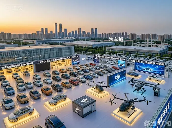 从“车轮”到“旋翼”:长春汽博会首设低空展区,吉林用一套“省级平台+百亿产业”的体系为“汽车城”打开“天空城”的上升通道