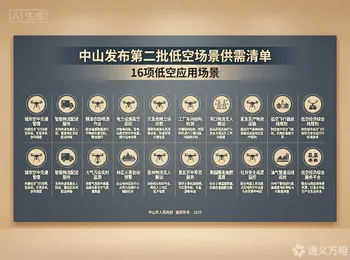8项供给+8项需求、横跨6大领域——中山用一份“双向清单”为低空产业供需对接画出精准“导航图”