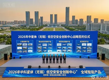 中科星图（无锡）低空安全创新中心签约落地，10款全场景产品同期发布，“先安后飞”正在重构低空经济的安全底座