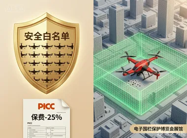 博览会发布"安全白名单"、PICC推出分级保费：低空"信任基建"落地，信任门槛取代技术门槛
