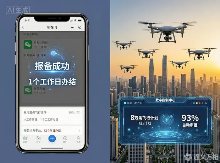 从“数周”到“1天”:深圳用一次“审批减法”,为低空经济算了一笔“效率加法”