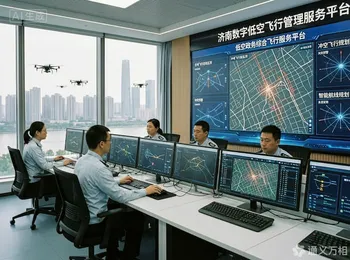 济南“数字低空”双平台亮相WAIC,用一张“三维实景地图”向世界展示低空经济的“济南方案”