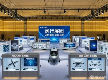 692平方米“闵行展团”亮相国际低空展：时的科技领衔，一条从“研发”到“运营”的完整产业链正在被看见