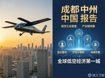 从“样机竞赛”到“系统之争”,成都用五张底牌向全球低空经济“第一城”发起冲刺