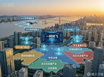 50亿→200亿→300亿,中山“三步走”方案划出低空经济“深中通道”:60分钟货运直通广深珠,300个起降点织就大湾区“空中走廊”