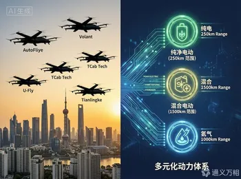 上海eVTOL“四小龙”正式扩容“五小龙”,纯电/氢能/混动三路并进——低空经济的“动力路线图”正在被重新绘制