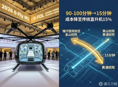 90分钟缩至15分钟、成本仅为直升机15%——御风未来用一台“空中救护车”为低空急救算了一笔“经济账”