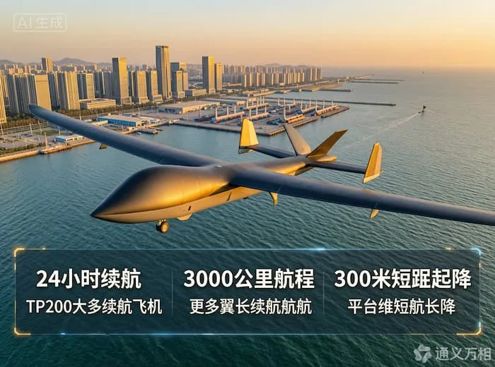 3000公里航程、24小时续航、300米短距起降——山东壹通TP200用一次“适航级首飞”为吨级无人机写下“全能民用”的新定义
