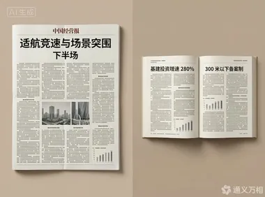 媒体定调“下半场”、杭州办产业链“相亲会”、低空基建报告出炉：从“抢订单”转向“建城市”