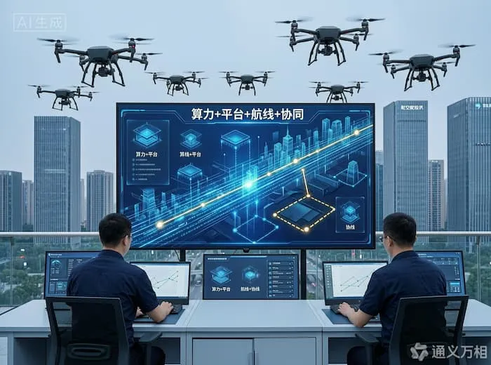 1万P算力“大脑”配32条“空中航线”，山西阳泉高新区正在为城市治理织一张“低空智联网”