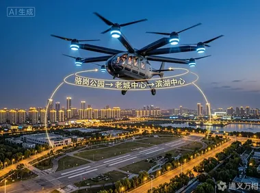 “四证齐全”的空中出租车开进合肥：骆岗公园率先起飞，低空经济进入“载人时代”