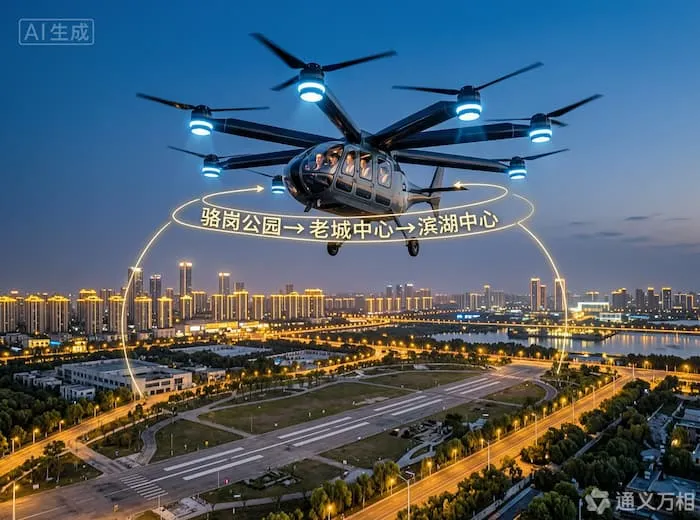 “四证齐全”的空中出租车开进合肥:骆岗公园率先起飞,低空经济进入“载人时代”