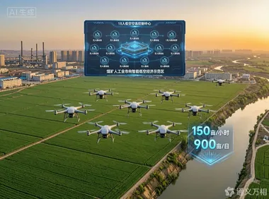 六架无人机、900亩、14座基站——甘肃平川用一张“低空遥感网”为西部县域低空智治打了个样