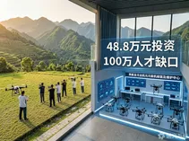 48.8万撬动的不只是一间实训室，更是西部县域低空经济“人才造血”的起点