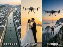 国家公布首批低空风景道、救援响应缩至 15 分钟、空中婚礼中心成立：低空重塑“周末幸福指数”