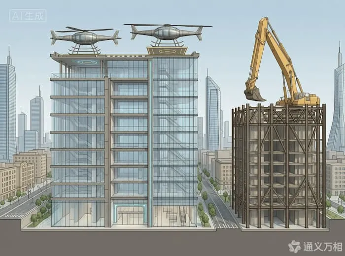 住建部强制建筑标配低空设施、写字楼现“低空溢价”、存量改造赛道开启:城市形态进入“垂直时代”
