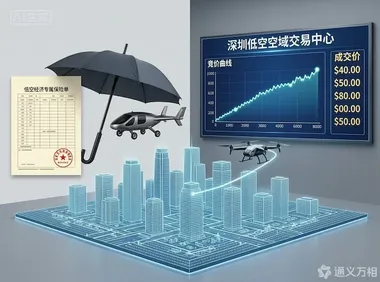 金管局推低空专属保险、空域交易中心首拍航线、三维数字底座发布：低空补齐“风险与资产”闭环