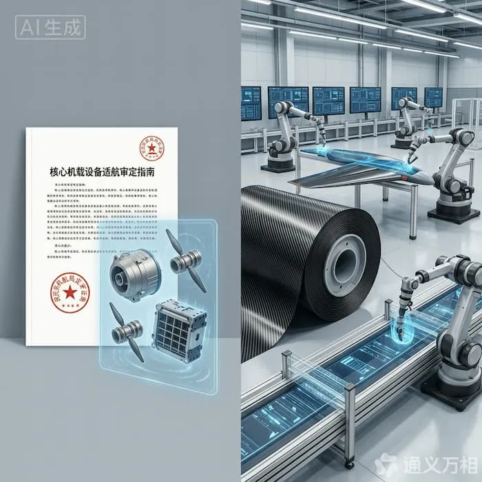 民航局发布部件适航指南、全自动量产线投产、国产碳纤维替代:低空决战“供应链与量产”