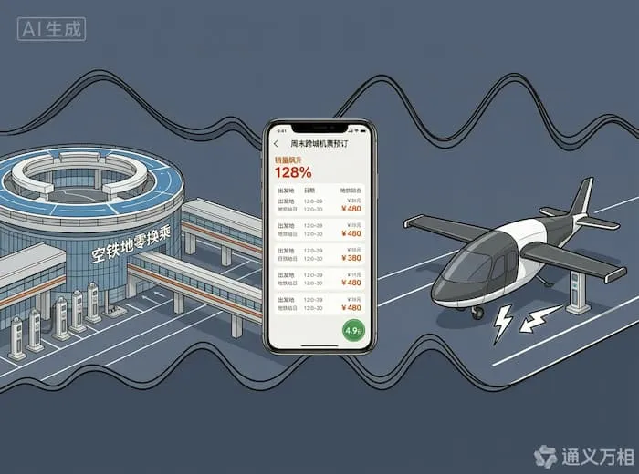 交通部推“空铁地零换乘”枢纽、eVTOL 反向送电试点、周末跨城游爆量:低空融入“城市大系统”
