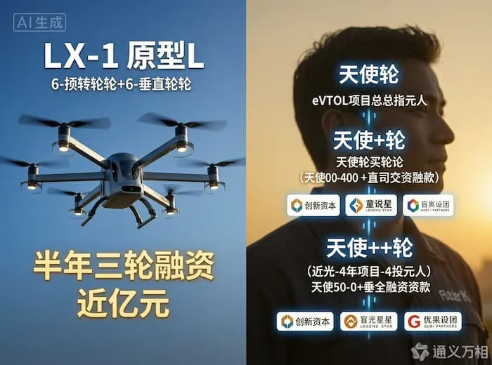 半年三轮、近亿元、“彩虹4”总师带队——蓝霄航空用一次“天使++”刷新低空经济早期融资速度纪录