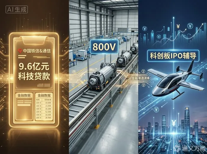 9.6亿科技贷、1000套电推进单元、科创板IPO辅导——三件事在同一天拼出低空经济“金融-制造-资本”的完整闭环