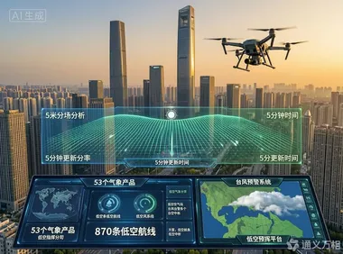 当低空飞行有了“气象CT”：53个产品、870条航线、24.88万小时——气象正在成为低空经济最底层的“安全底座”
