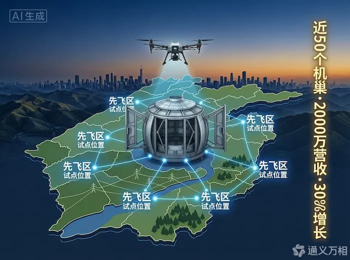 浙江低空“先飞区”全面铺开,久迈科技凭近50个机巢、2000万营收跑通“巡检即服务”新模式