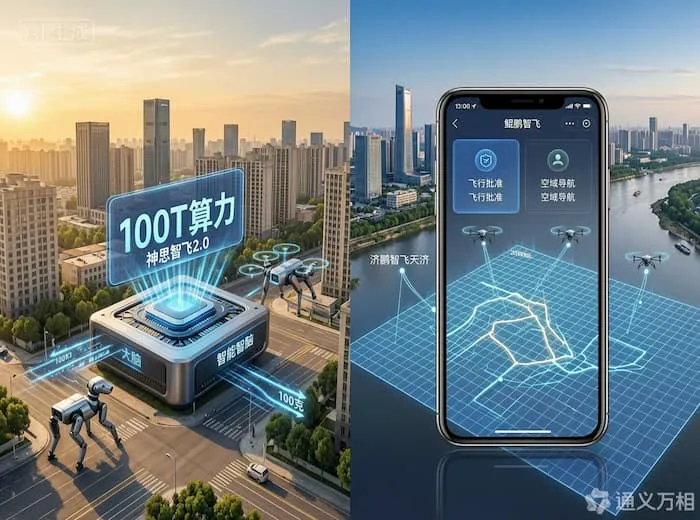200克“智慧大脑”改写机器决策规则,济南用一座“数字低空飞行管理服务平台”为城市天空装上一套“交通指挥系统”
