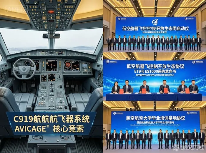 C919“最强大脑”供应商发起低空航电飞控开放生态联盟:用“大飞机基因”为低空飞行器打造“合规大脑”