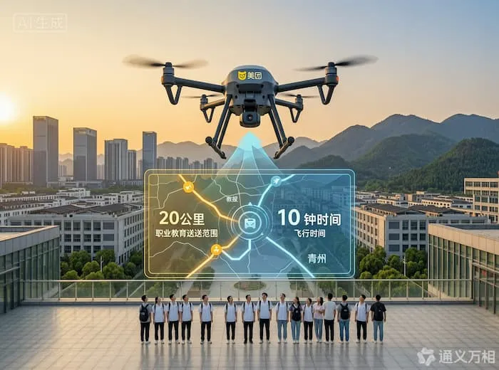 当无人机“飞进”职教城,贵阳用一场“20公里外卖革命”回答低空物流“从哪起飞”