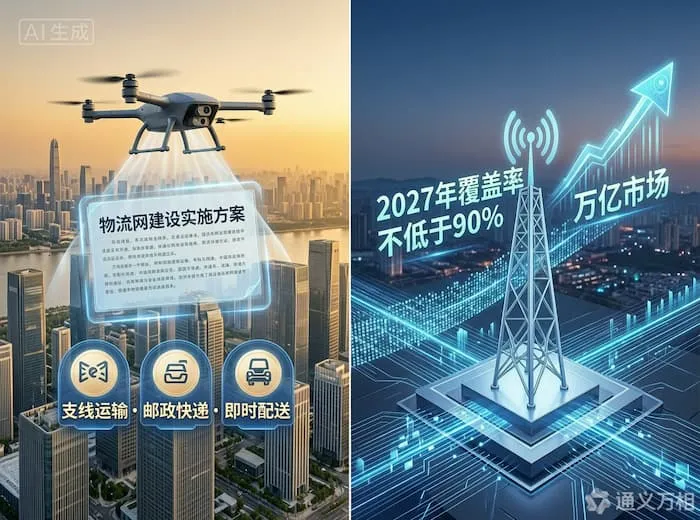 两部委发文扩大低空物流装备应用,通信业迎新赛道