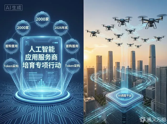 国家首次为“AI应用服务商”单独立法:2000家资源池、首购首用、Token采购——低空智联与低空数据服务商迎来“制度性风口”