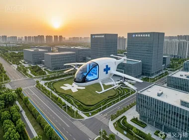1分钟跨越医院南北区！西咸新区无人机医疗配送如何打破“小时级”魔咒？