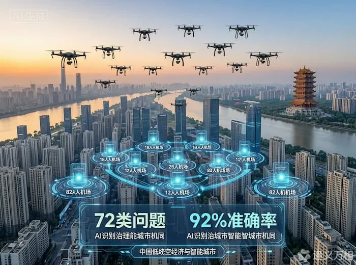 飞行4415架次、识别72类问题、准确率超92%——“洪城鹰眼”如何用18个机场织就南昌“空中治理网”?