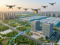 湖北襄阳东津新区的“合规服务力”实验：在严管空域内，用3亿元生态中心跑通首条低空物流线