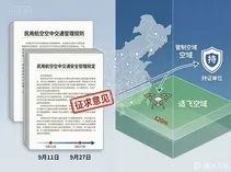 低空“交规”加速成型：民航局两份新规征求意见，临时航线审批缩至24小时