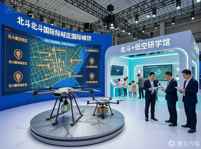 湖南低空集团携66类场景亮相北斗峰会:当省级平台把“北斗+低空”从口号做成展品